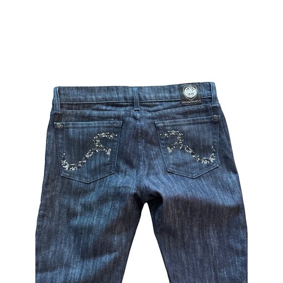 Rock & Republic Womens Size 27 Bootcut Dark Wash Denim Jeans - Picture 7 of 8